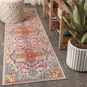 Zafra Vintage Medallion Area Rug